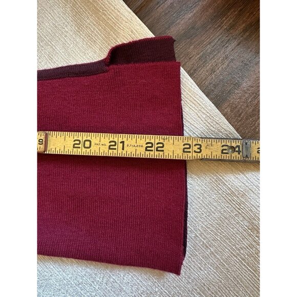 CHICO'S Reversible Cardigan Long Sleeve Sweater Sz 1 Pink Red Maroon Duster - Picture 4 of 9